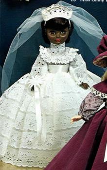 Vogue Dolls - Miss Ginny - Brides - Lace Gown - African American - Doll